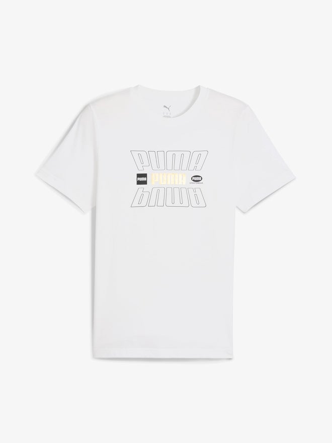 PUMA Men Essentials Logo Lab Holiday T-Shirt - Image 1